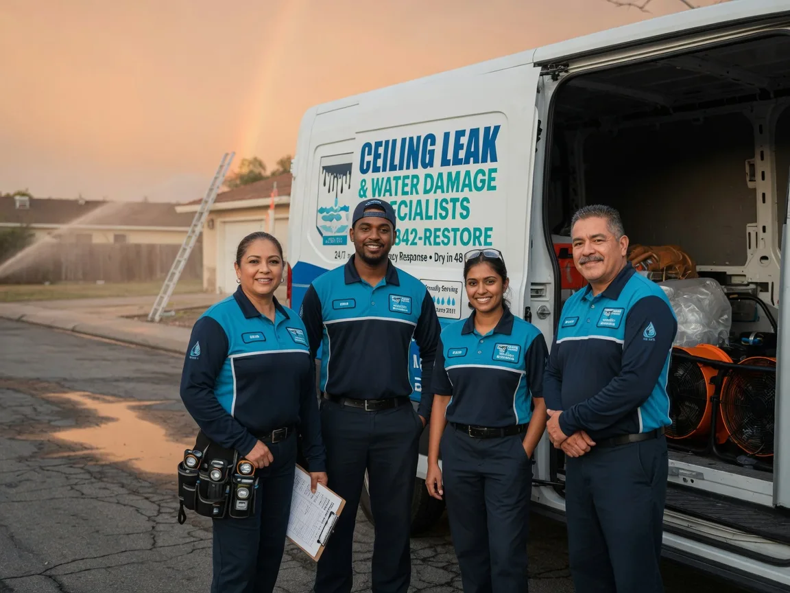 Ceiling Leak Cleanup company in Blain, PA