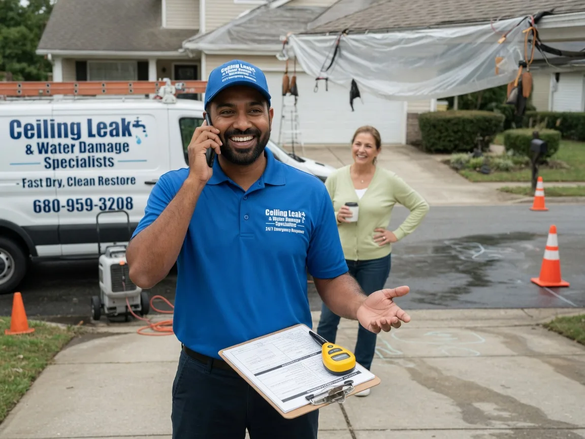 Ceiling Leak Cleanup Blain, PA FAQs
